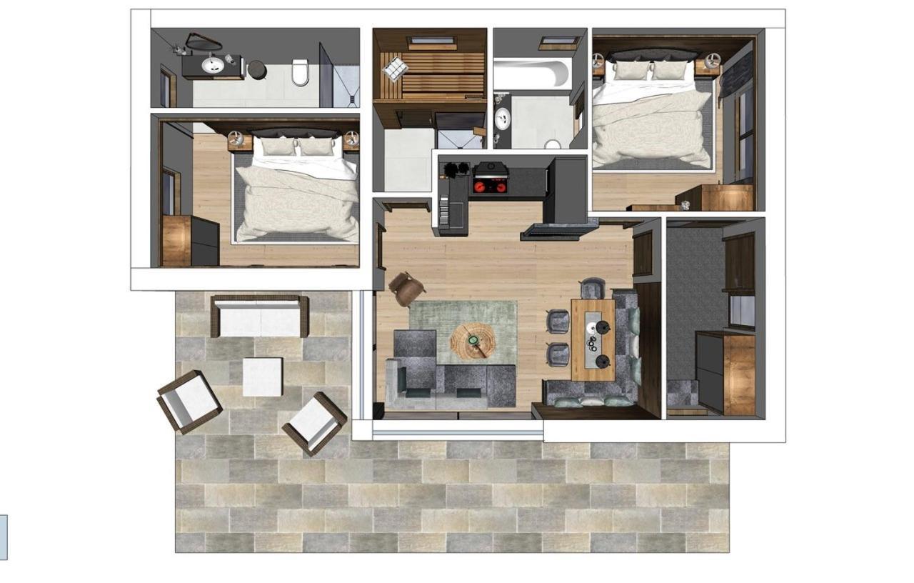 Chalet'S Alpenjuwel Тукс Экстерьер фото