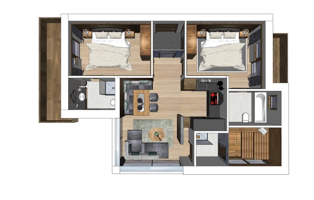 Chalet'S Alpenjuwel Тукс Экстерьер фото